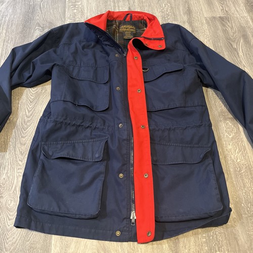 EDDIE BAUER Vintage Mountain Parka Plaid Wool Lined Jacket Men's Size Medium - Picture 9 of 14