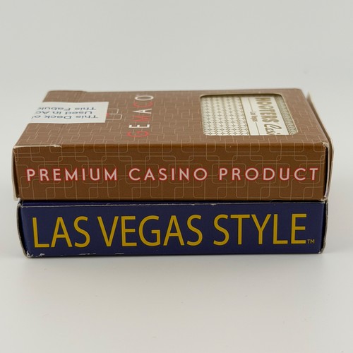 Vintage Hooters Casino Las Vegas Used Playing Cards Two Decks Gemaco SEALED - Picture 5 of 6