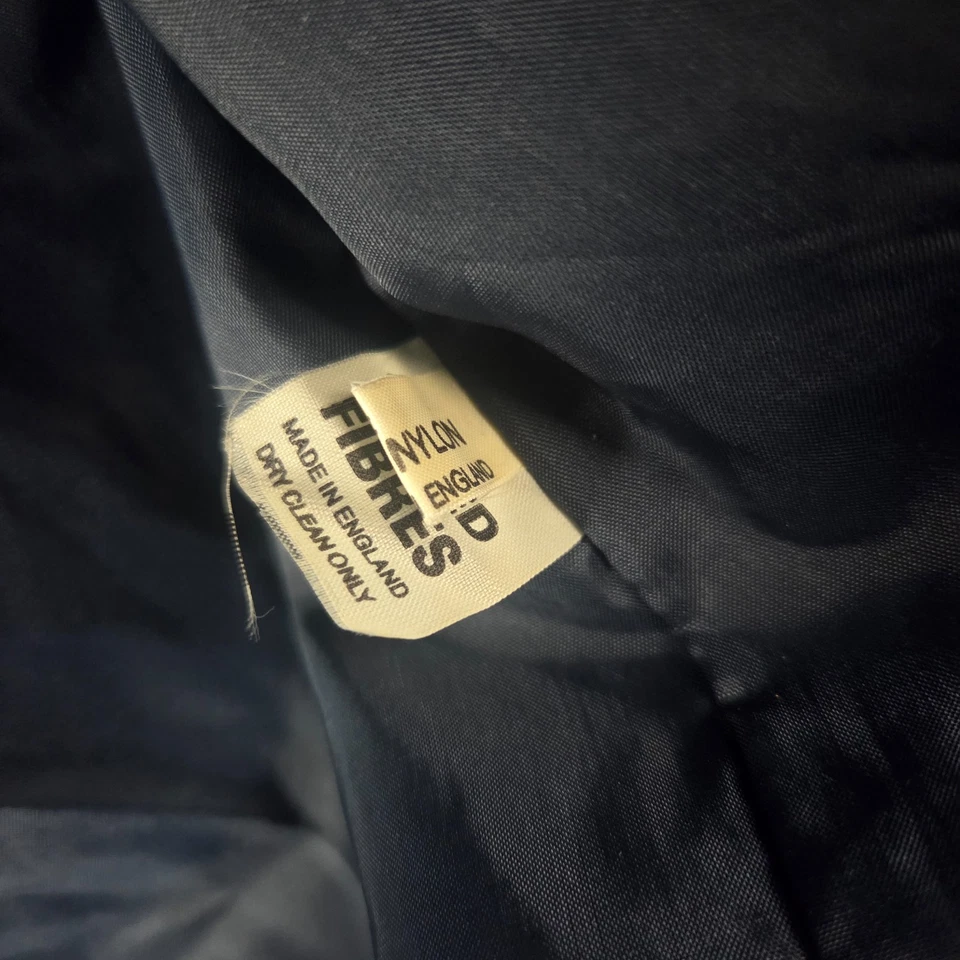 Chaqueta Blazer Inglaterra Vintage Sin Marca 12 Cuadros Verdes Doble Pecho Foto 3 de 4