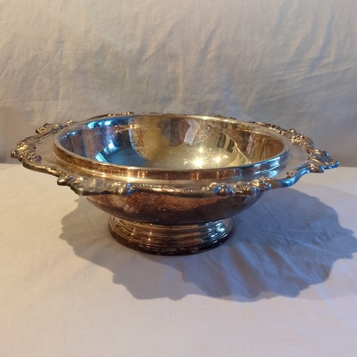 Gorham Chantilly Plateado Bon Bon Bowl YC1362 Pedestal De Colección - Imagen 1 de 8