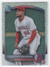 #BCP-107 2025 Bowman Chrome Prospects MOJO  Christian Moore Angels