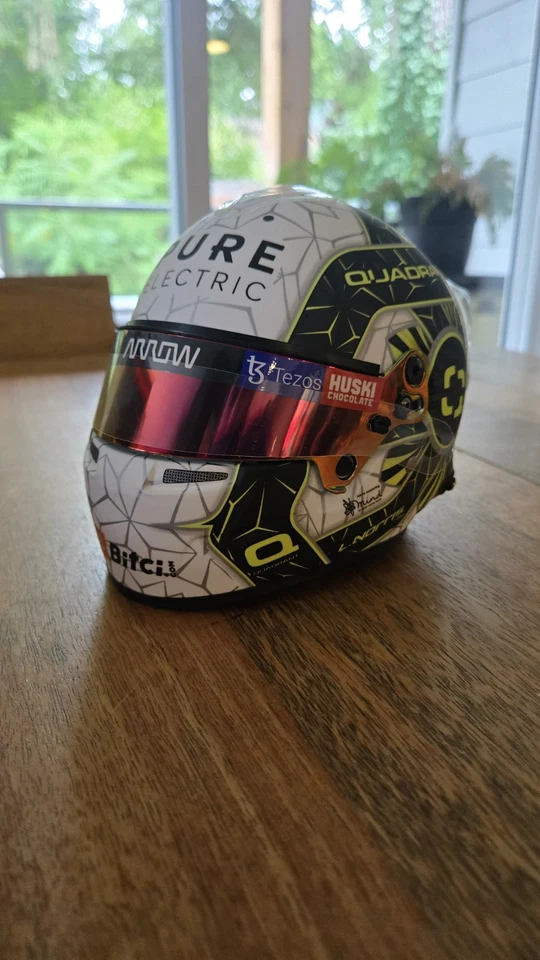 Lando Norris 2021 Turkey Mclaren 1/2 Scale F1 Helmet With Upgrades - Image 2 of 4