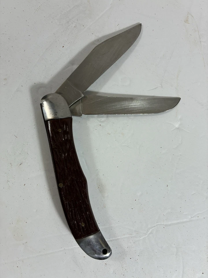 Navaja de bolsillo plegable de caza Valor 11560 Japón vintage Foto 2 de 4