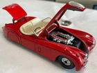 Vintage Red Jaguar XK 120 Die Cast Car by Corgi, Great Britain