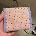 Vintage 1984 Smurfette skating wallet tri-fold Great America pink purple hearts  — photo 2