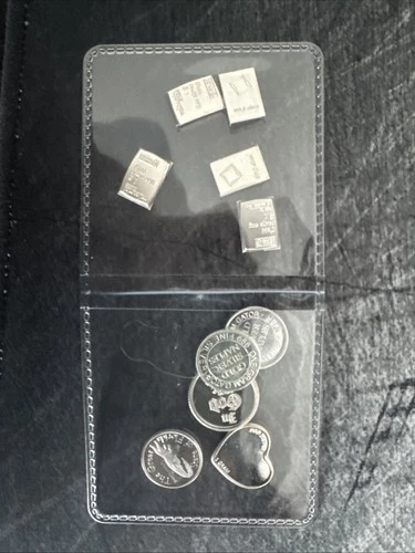 Lot Of 10 1 Gram Silver Rounds/Bars!