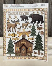 Creative Imaginations - Debbie Mumm Collector's Cabin Fever Stickers, Vintage