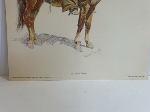 Frederic Remington's Buckskins Portraits of the Old West 6 Color Prints 1958 EX! - Picture 11 of 15