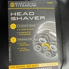 Microtouch Titanium Rechargeable Men's Head Shaver - Black