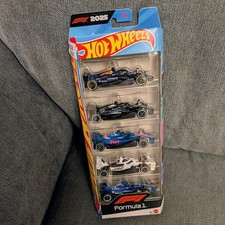 Hot Wheels - Formula 1 - 2025 - Die-Cast Cars 5-Pack Collection - F1 Racing Cars