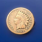 U.S. Indian Cent G/VG 1863 CN