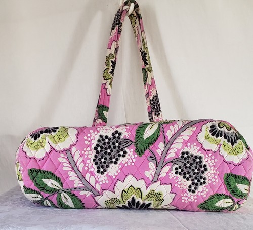 Vera Bradley große Beuteltasche Tasche rosa Mod Blumenmuster Taschen innen und außen gebraucht, in einwandfreiem Zustand - Bild 9 von 9