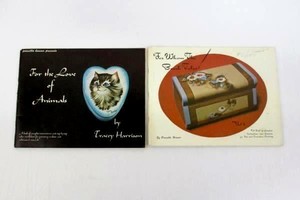 Lot-of-2-Tole-Painting-Books-For-Whom-The-Bell-Toles-For-The-Love-of-Animals