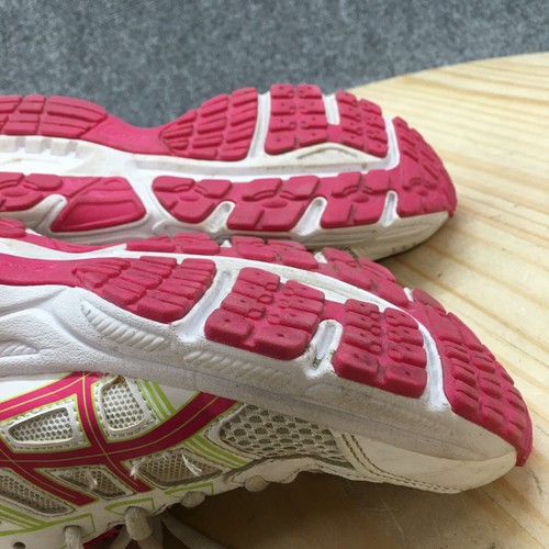 Asics Zapatos Jóvenes 5 Niñas Gel Contend 4 Tenis para Correr C707N Blanco Multicolor - Imagen 14 de 19
