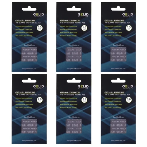 Silicone Thermal Pad Heat Sink Pad Advanced Heat Transfer Solution for CPU GPU