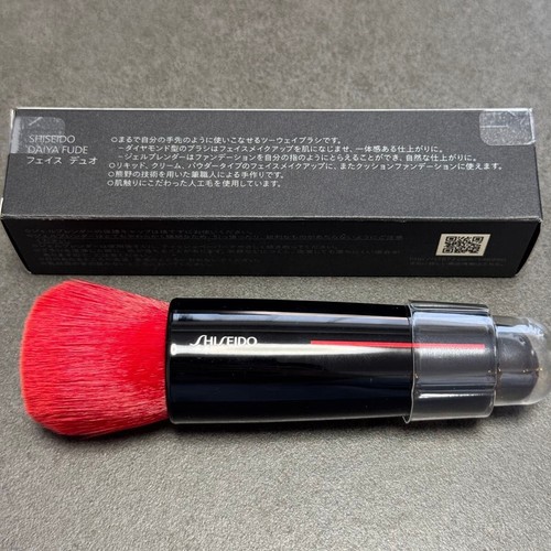 SHISEIDO DAIYA FUDE Face Duo Brush & Gel Blender Makeup Tools Kumano Brush Japan - Picture 7 of 7