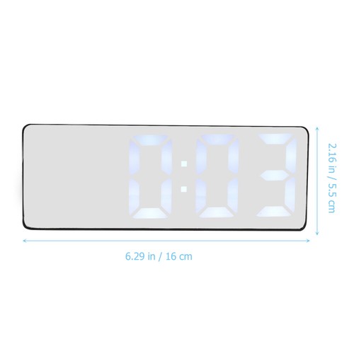 Small Desk Clock Table Timer Clock Desktop Clocks LED Digital Alarm Clock - Picture 11 of 12