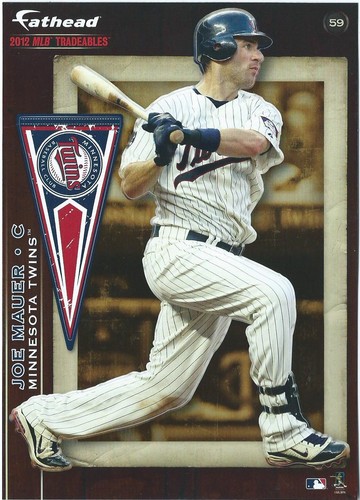 DELMON YOUNG FATHEAD TRADEABLES MINNESOTA TWINS REMOVABLE STICKER 2009 #85 - Picture 4 of 4