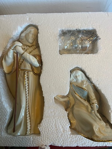 Rare Lenox First Blessing Nativity The Holy Family Figurine 3 Piece Set 6238430 - Picture 3 of 9