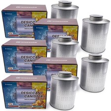 5 Packs 900 Gram Silica Gel Reusable Desiccants Canisters, Gun Safe Dehumidifier