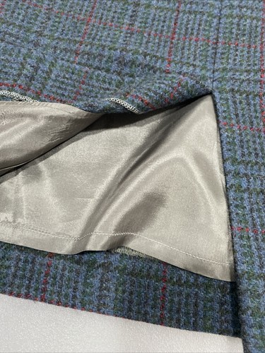 Henry White Dublin Vintage Long Tartan Skirt Alpaca & Wool 10 (6) EUC Pockets - Picture 8 of 12