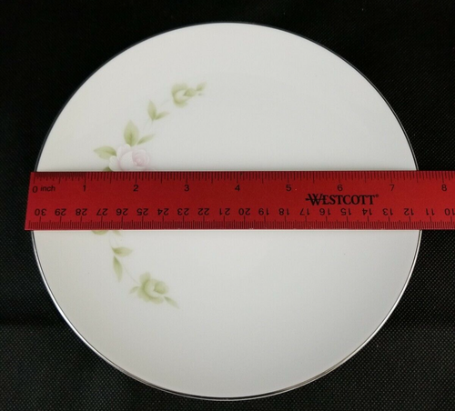 Style House Tudor Rose Fine China piatti insalata 7 1/2" rosa bouquet di rose lotto di 2 - Foto 7 di 11