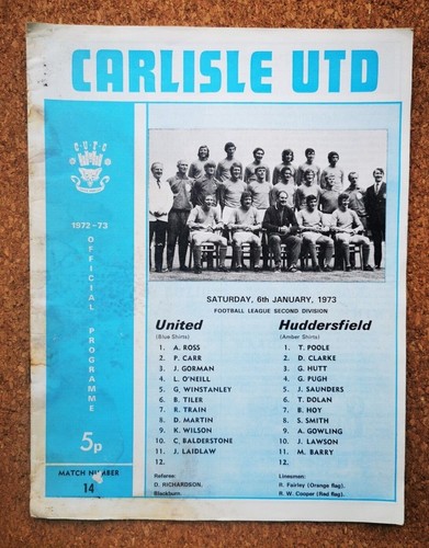 Programme Carlisle United Football Brunton Park Programmes - Various Seasons - Picture 4 of 44