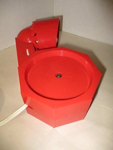 Light Horse 7 Position Desk Lamp Reiley-Moustakas Red 70's Retro Modern- Vtg - Picture 2 of 24