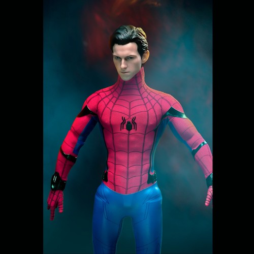 TYM061 1/6 Tom Holland Spider Man Cosplay Head Body &Suit 12'' Action Figure Toy - Picture 7 of 11