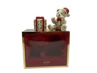 Lenox 2004 Holiday Teddy Bear & Present Salt & Pepper Shakers Christmas New