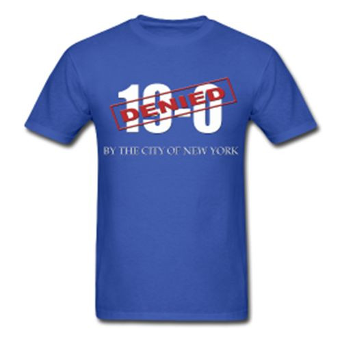 19-0 Denied T-Shirt M/F New York Giants Super Bowl 42 - Picture 1 of 3