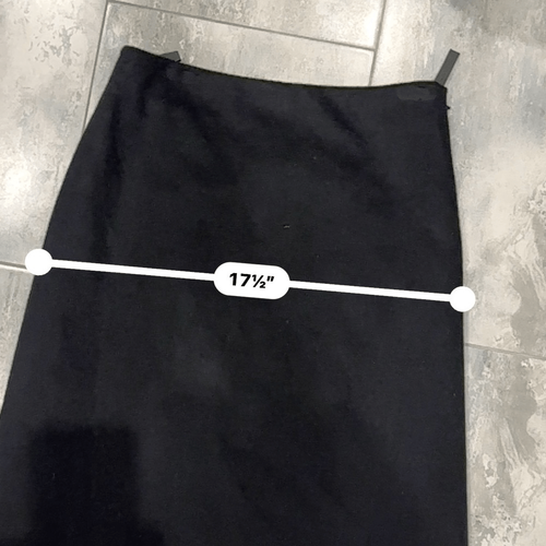 NICOLE FARHI | 8 | Black 100% cashmere long Maxi skirt - Picture 11 of 11