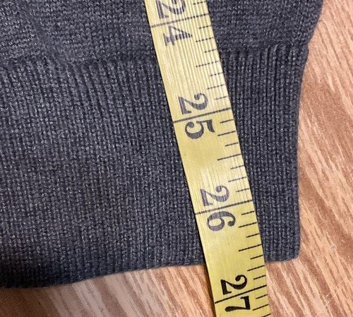 Lyle & Scott Scotland Argyle Sweater 1/4 Zip Combed Cotton Golf Long Sleeve Med - Picture 7 of 12