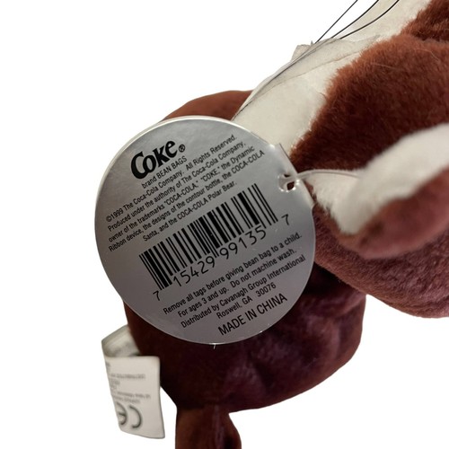 Vintage 1999 Coca-Cola Germany Fannie Fox Plush Stuffed Toy Collectible 6" - Picture 4 of 5