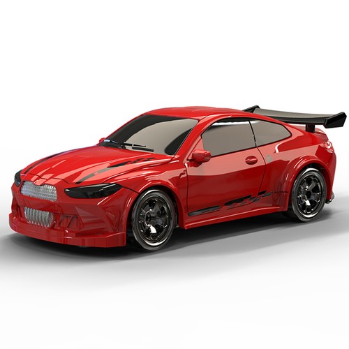 1/64 RC Drift Car Racing Remote Control Desktop Full Scale Drift Car 4WD New - Foto 2 di 22