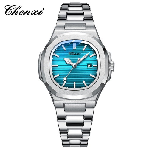 CHENXI Women Watch Fashion Pink Dial Steel Wristwatch Luminous Pointer Watches - Picture 19 of 39