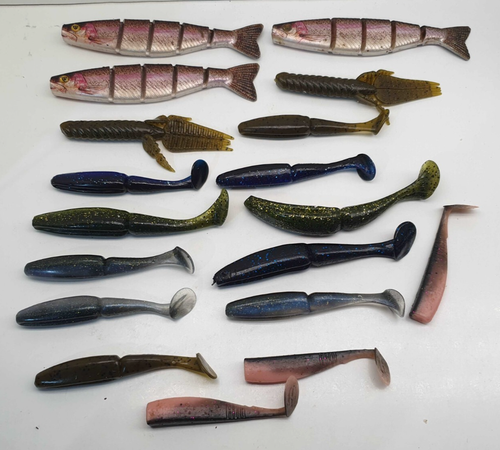 Mint Condition Flooded Silicone Lures - Big Brands - EF854 - Picture 1 of 11