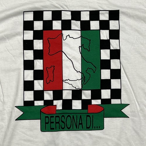 Camiseta De Colección Años 90 Puntada Única Hanes Beefy T Adulto XL Italia Gráfica Blanca - Imagen 2 de 10