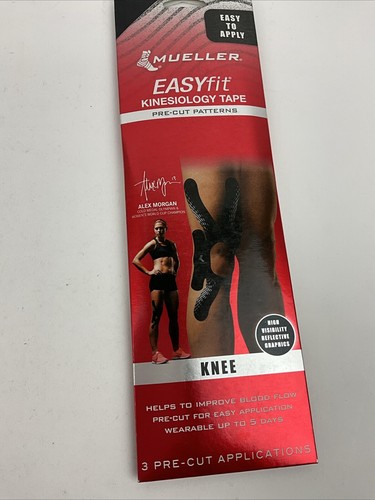 3 Pack Mueller Easyfit Kinesiology Tape Bundle Knee And Y Pattern - Picture 4 of 4