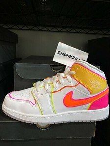 neon nike jordans