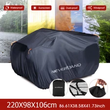 Heavy Duty Waterproof ATV Cover Rip Resistant Night Reflective Quad Bike M~XXXL
