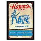 Hamm's Beer Sticker Decal Sign Vintage Replica  Match Book Image Est1965 4 Sizes