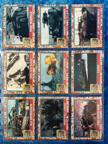 Desert Storm Series II Victory Series complete trading card base set Topps 1991 - Picture 4 of 23