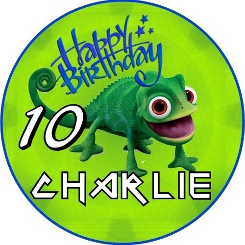 PERSONALISED LION Birthday Badge Personalized LIZARD Birthday Badge - Picture 5 of 5