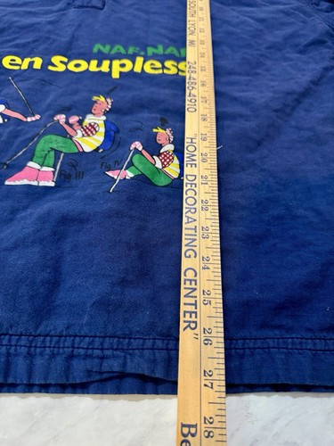 Vtg Naf Naf Tout En Souplesse Ski Shirt Collared Very Flexible RARE Paris France - Picture 6 of 9