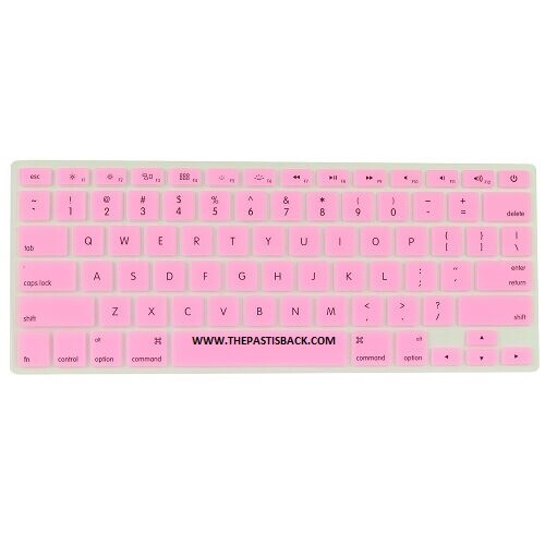 APPLE SILICONE/WASHABLE KEYBOARD PROTECTOR FOR APPLE MACBOOK & iMac PINK NEW!!!! - Picture 2 of 6