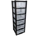 plastic storage unit 6 drawer unit drawer tower ideal for school organisation pe