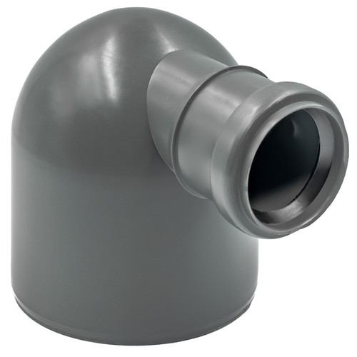Bogen Kunststoff HT-Rohr Installation Abwasser 110 x 50 mm 45° 90° Grau - Bild 12 von 12