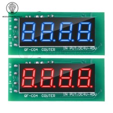 DC4-40V Digital Display 4-bit  0-9999 Counter Module with Data Memory Function