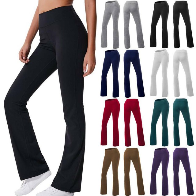 wide leg yoga trousers